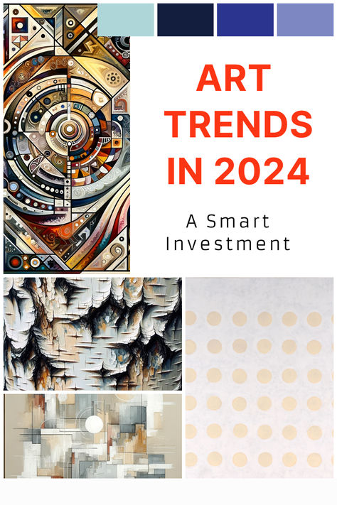 Discover upcoming 2024 Art Trends! Perfect for art lovers and collectors who want to stay ahead. ➡️Read and Share! ⬅️ Newest Art Trends, Latest Art Ideas, Current Art Trends, Trending Prints 2024, Trending Art Prints, Expensive Art Paintings, Painting Trends 2024, Trending Wall Art 2024, Trending Art 2024