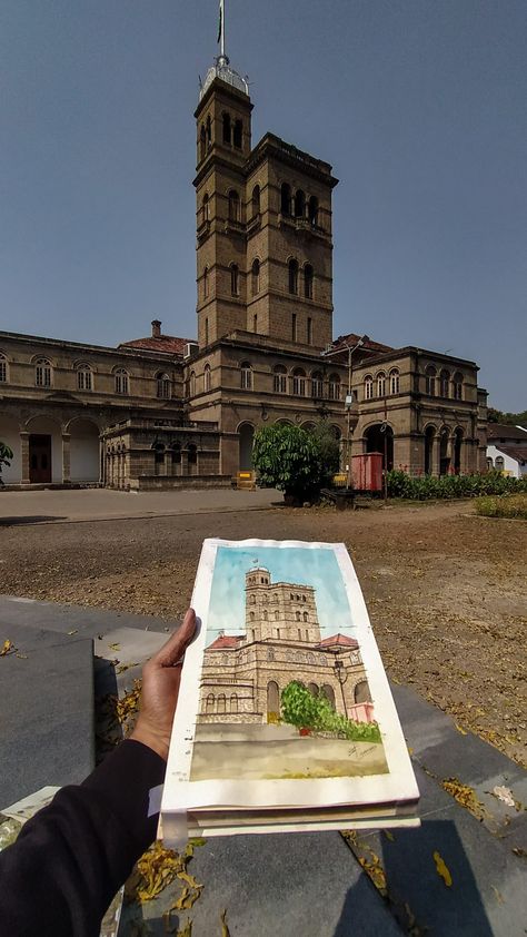 Pune University Savitri Bai Phule, Travel India Beautiful Places, Travel India, College Design, 2025 Vision, Urban Sketching, Nature Aesthetic, India Travel, Pune