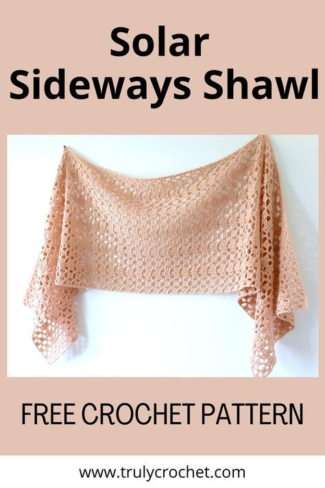 Sideways Shawl, Rectangle Shawl Pattern, Prayer Shawl Crochet Pattern, Crochet Shawl Tutorial, Prayer Shawl Patterns, Crochet Prayer Shawls, Crochet Shawl Diagram, Crochet Shawl Free, Crocheted Shawl