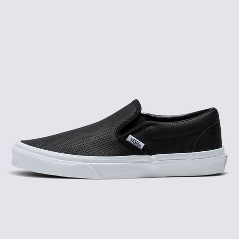 Vans slip on black