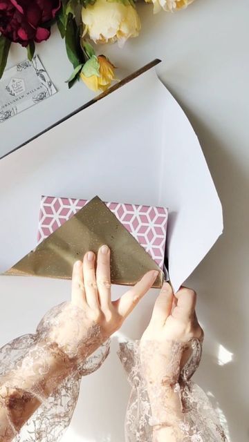 The Art Of Napkin Folding on Instagram: "How to Wrap Presents Without Tape 🌿" Wrap A Rectangle Gift, Wrapping A Rectangular Gift, Wrap Without Tape Gifts, Wrapping Without Tape Gifts, How To Wrap A Present, How To Wrap Presents, Wrap Presents, Christmas Simple, How To Wrap