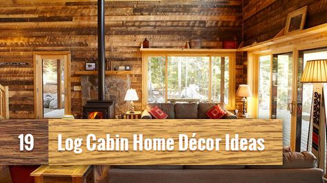 19 Log Cabin Home Décor Ideas Log Cabin Bedrooms, Cabin Home Decor, Cabin Building, Interior Cabin, Cabin Room, Modern Log Cabins, Cabin Decorating, Log Cabin Floor Plans, Cabin Loft