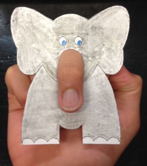 October 20, 2016. Elephant finger puppet. Elephant Puppet Craft, Elephant Finger Puppet, Finger Puppet Template, Elephant Puppet, Puppet Diy, Diy Puppet, Puppet Template, Theatre Crafts, Couple Comics