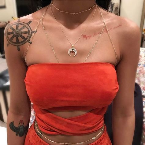 Close up deets of @jheneaiko in our pieces last night Jhene Aiko Tattoos, Jhené Aiko, Boho Jewels, Red Ink Tattoos, Forearm Tattoo Women, Red Tattoos, Jhene Aiko, Collar Bone Tattoo, Collar Bone