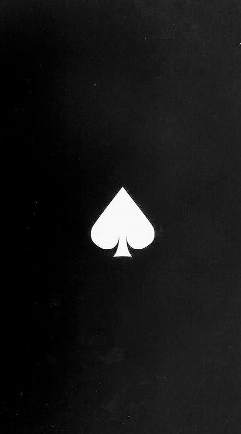 King Of Spades Wallpaper, Poker Card Aesthetic, Ace Card Wallpaper, Poker Wallpapers, Spades Aesthetic, Spade Wallpaper, Poker Logo, Gambling Aesthetic, Ace Of Spades Tattoo