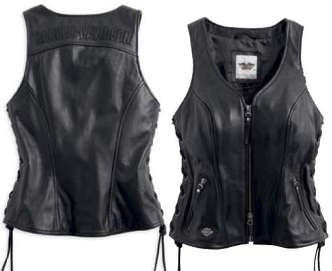 Harley-Davidson Womens vest Wolf Craft, Harley Gear, Leather Vests, Bike Outfits, Biker Stuff, Biker Wear, Harley Davidson Clothing, Biker Babe, Classic Harley Davidson