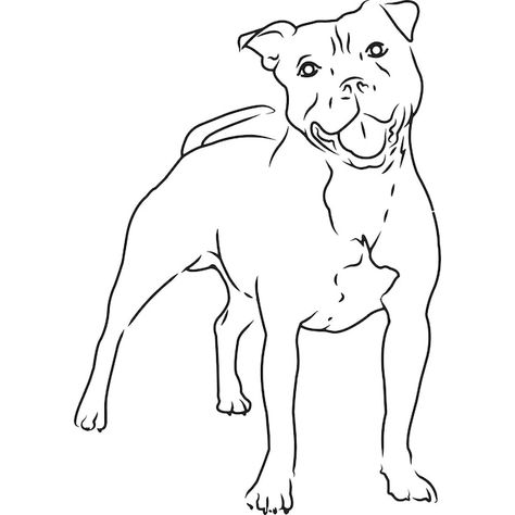 Vector american pitbull terrier dog hand... | Premium Vector #Freepik #vector #white-dog #puppy #dogs-puppy #dog Pitbull Drawing, Pitbull Tattoo, Body Outline, American Pitbull, White Dog, Hand Sketch, Psd Icon, American Pitbull Terrier, Dogs Puppy