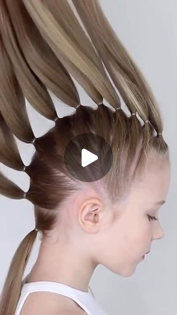 Halloween Girl Hairstyles, Girls Halloween Hairstyles, Cute Halloween Hairstyles, Easy Crazy Hairstyles, Halloween Hairstyles, Ponytail Hairstyles Easy, Natural Hair Tutorials, Beautiful Braided Hair, Easy Hair Updos