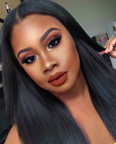 Maquillage Yeux Cut Crease, Eyelash Comb, Wig Bob, Makeup For Black Skin, Linda Hallberg, Brown Skin Makeup, Beauty Make-up, Black Women Makeup, Braut Make-up