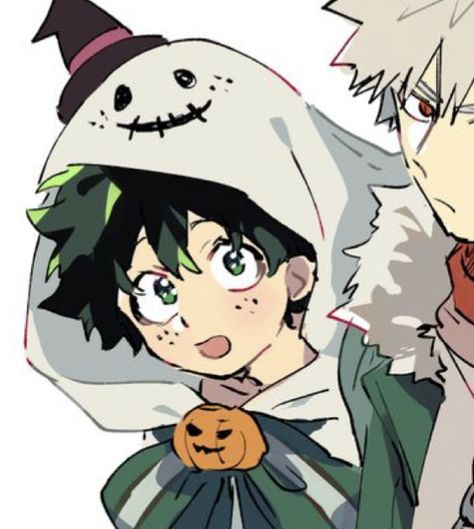 bakugo x deku match icon - mha Halloween Bnha Icons, Mha Halloween Pfp, Bkdk Halloween, Mha Halloween, Bakugo X Deku, Baku Deku, Mha Pfp, Goals Icons, Deku X Kacchan