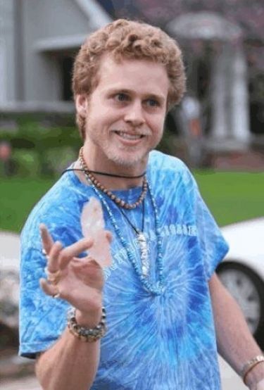 Spencer Pratt -- King Douchebag! Crystal Business, Spencer Pratt, Beard Colour, Caitlyn Jenner, Ryan Gosling, Work Today, Cover Pics, The Hills, Mirrored Sunglasses Men