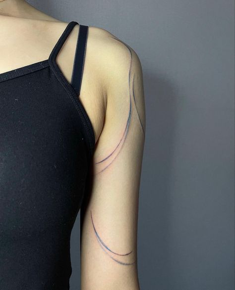 Line Tattoo Arm, Legs Tattoo, Lines Tattoo, Collarbone Tattoo, Hand Poked Tattoo, Arm Band Tattoo, Tattoo Arm, Collar Bone Tattoo, Poke Tattoo