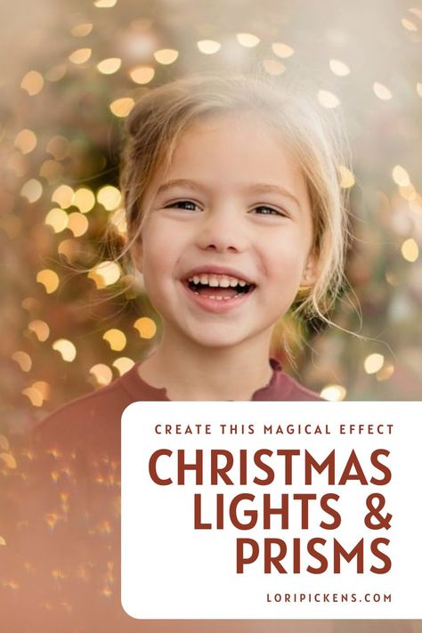 Little girls smiling in front of Christmas lights.  Christmas Lights and Prisms, Create this magical photography effect. Lights Portrait Photography, Magical Images, Holiday Photography, Magic Of Christmas, Crystal Prisms, Prisms, Christmas Magic, Photography Session, Family Portraits