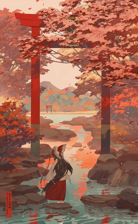 Soyut Sanat Tabloları, Japon Illustration, Art Japonais, Comics Art, 판타지 아트, Japan Art, Environment Concept Art, Anime Scenery Wallpaper, الرسومات اللطيفة