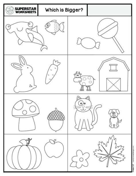 Measuring Worksheets, Kindergarten Measurement, Preschool Homework, Superstar Worksheets, Measurement Kindergarten, Symmetry Activities, Basic English Grammar Book, Shapes Worksheet Kindergarten, Symmetry Drawing