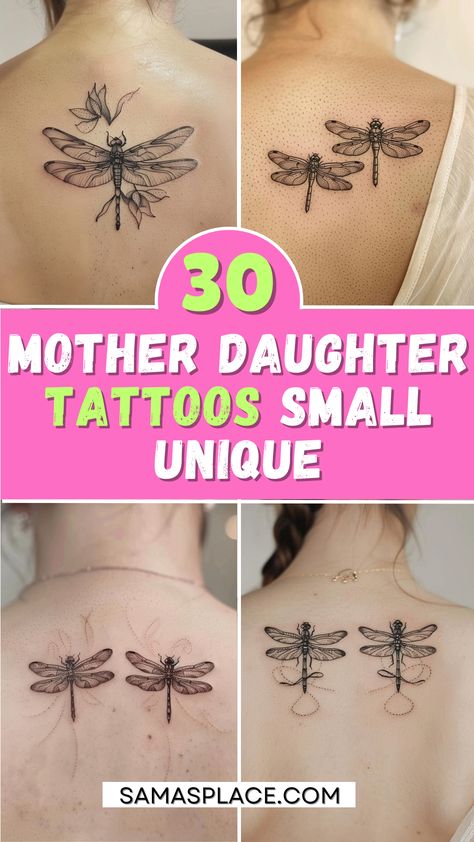 A collection of small mother-daughter butterfly tattoos, showcasing designs that represent growth, change, and a deep connection. Mother Daughter Tattoos Unique Small Meaningful, Matching Mother Daughter Tattoos Meaningful, Small Tattoos Mother Daughter, Matching Mom Daughter Tattoos, Mother Daughter Tattoos Small Unique, Small Unique Tattoos, Mother And Daughter Tatoos, Mother Daughter Tat, Grandmother Tattoo