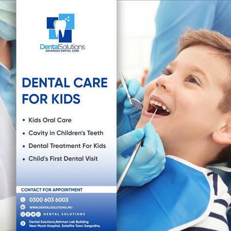 Dental Content, Dental Post, Dentistry Design, Cavities In Kids, Dental Business Cards, Dental Care For Kids, Dental Business, Dental Posts, Health Essentials