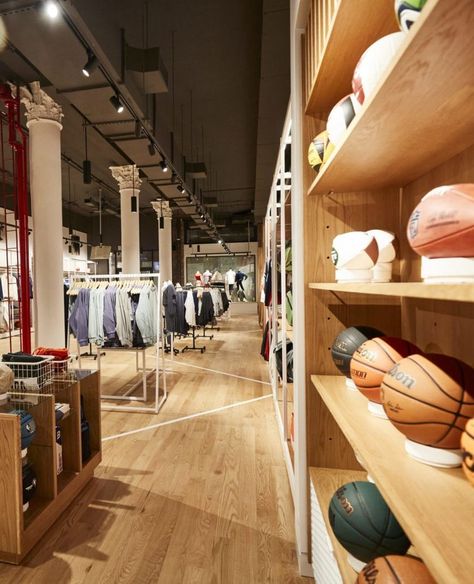 The first of its kind, Wilson's Flagship location in NYC features a curated selection of equipment for various sports. With the ability to test out equipment before you even leave the store, it is a sports fanatics dream.

We're proud to say that our track heads are used to highlight primary features throughout the entire retail location, including the wall of baseball gloves, basketballs and Wilson's go-to attire. Baseball Gloves, Retail Store Design, Baseball Glove, Flagship Store, Visual Representation, Retail Space, Board Design, Retail Store, Store Design