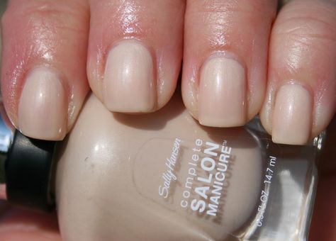 Sally Hansen Complete Salon Manicure in Almost Almond (3 coats) Sally Hansen Nails, Nail Polish Collection, Sally Hansen, White Tea, Nail Colors, Almond, Manicure, Nail Polish, Nail Art