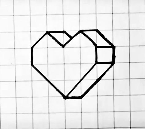 Worst Tattoos, Organizator Grafic, Cute Easy Doodles, Graph Paper Drawings, Easy Pixel Art, Pixel Drawing, Graph Paper Art, Geometric Drawing, Easy Doodle Art