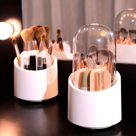 360 Degree Rotating Makeup Brush Organizer, Cosmetic Brush Holder. Visit our website for price and order. Farvestia.com #shoppingonline#makeup#organizer#cosmetic#shop#store Rotating Makeup Organizer, Makeup Brush Organizer, Brush Organizer, Makeup Brush Organization, Cosmetic Brush, Cosmetic Shop, Makeup Organizer, It Cosmetics Brushes, Brush Holder