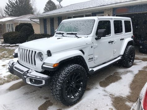 Click this image to show the full-size version. Jeep Wrangler 33 Inch Tires No Lift, Jeep Wrangler Wheels And Tires, Black Jeep Wrangler Unlimited Sahara, All White Jeep Wrangler, White Jeep Wrangler Unlimited, Black Jeep Wrangler Unlimited, Decals For Men, Jeep Wrangler Tires, White Jeep Wrangler