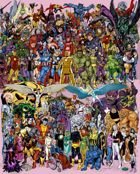 Marvel Poses, Marvel Comics Characters Art, Marvel Multiverse, Marvel Comics Vintage, Marvel Heroines, Marvel Superheroes Art, Marvel Xmen, Marvel Comics Superheroes, John Byrne