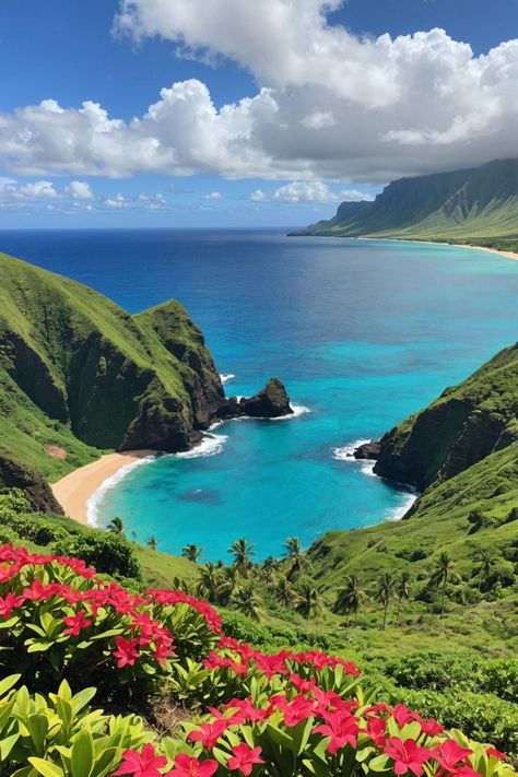 Hawaiian Scenery, Hawaii Scenery, Hawaii Culture, Molokai Hawaii, Hawaiian Language, Drawing Refrences, Adventure Inspiration, Hawaiian Culture, Pacific Islands