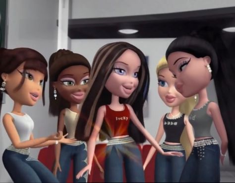 Bratz Diamondz Movie, 4 Barbie Friends, Bratz Friends, Early 2000s Cartoons, Bratz Characters, Iconic Movie Characters, Movies To Watch Teenagers, 2000s Cartoons, Brat Doll