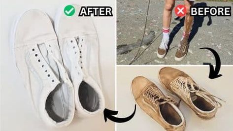 Easy Hack to Make Muddy Shoes White Again | DIY Joy Projects and Crafts Ideas Crown Royal Apple, Giant Bubble Wands, Diy Joy, Drink Covers, Giant Bubbles, Bucket Filling, Diy Wand, Tea Diy, Diy Pool