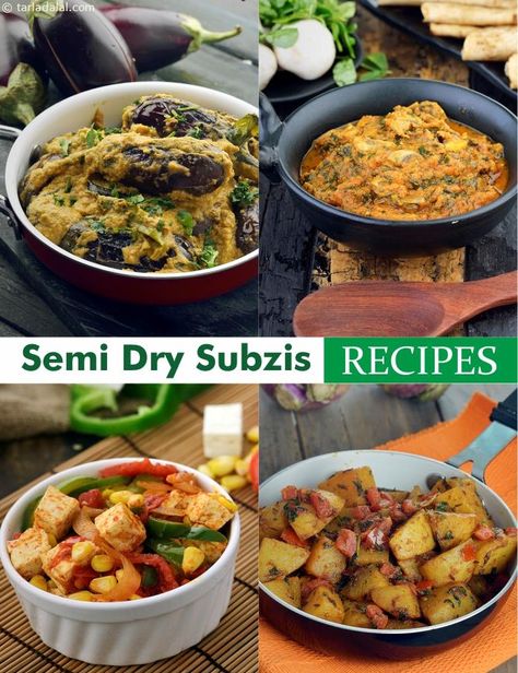 Semi Dry Subzi Recipes, Indian subzi Recipes, Tarladalal.com | Page 1 of 27 Subzi Recipe, Veg Curry, Fresh Tomato Recipes, North Indian Recipes, Breakfast Recipes Indian, Recipes Indian, Gujarati Recipes, Cooked Veggies, Indian Food Recipes Vegetarian