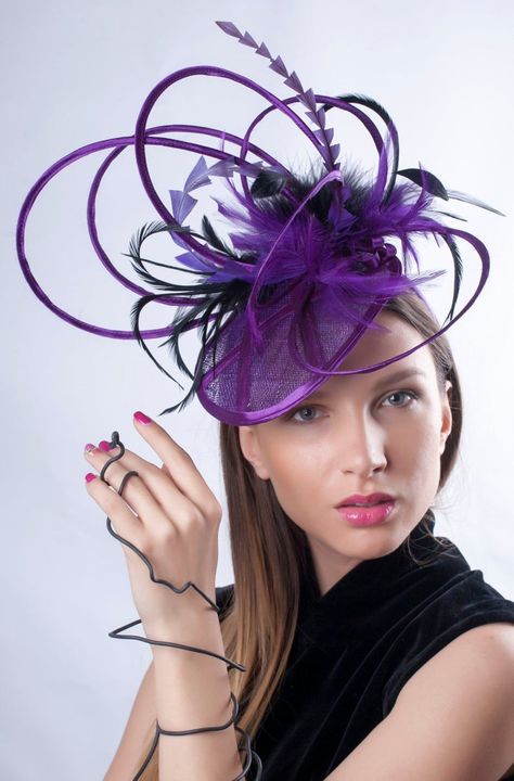 Kentucky Derby Hats Diy, Derby Hats Diy, Fascinator Hats Diy, Fascinator Hats Wedding, Classy Hats, Dressy Hats, Mini Hats, Royal Ascot Hats, Derby Hats Fascinators