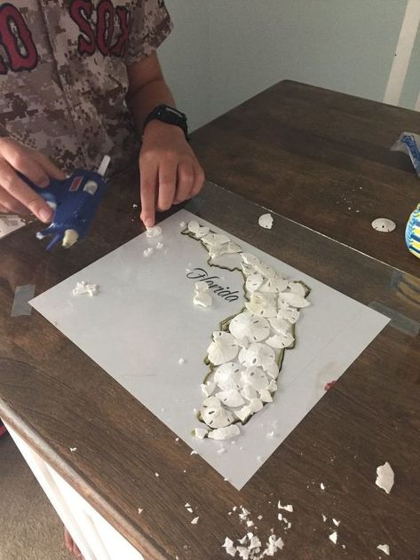 broken sand dollar project Decorating With Sand Dollars, What To Do With Sand Dollars Ideas, What To Do With Beach Shells, Crafts To Do With Sand Dollars, Craft With Sand Dollars, Sand Dollar Decorating Ideas, What To Do With Sea Shells From Vacation, Things To Do With Sand Dollars, What To Do With Sand Dollars