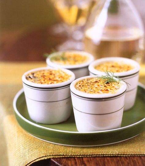 Savory Creme Brulee, Crème Brûlée Recipe, Creme Brulee Recipe, Creamed Leeks, Parmesan Cheese, Save Food, Leeks, Finger Foods, Parmesan