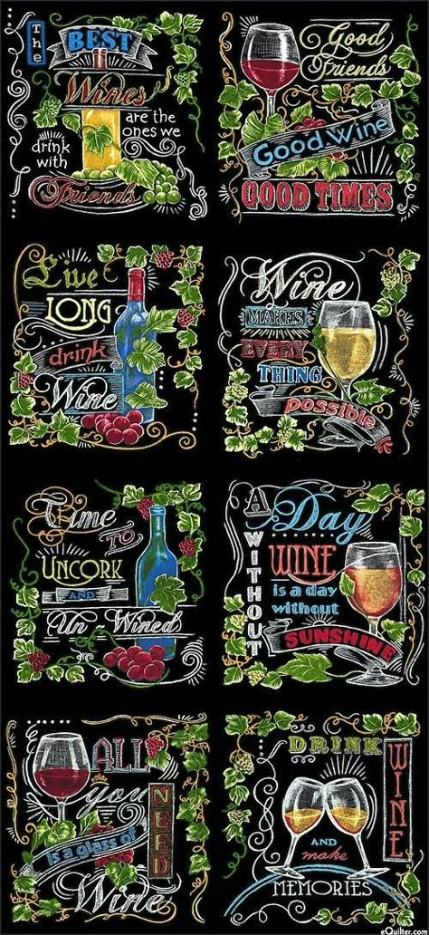 Winery Chalkboard Art, Wine Chalkboard, Wine Board, Blackboard Art, Chalk Design, Chalkboard Lettering, Chalk Lettering, Chalkboard Designs, Quilt Fabrics