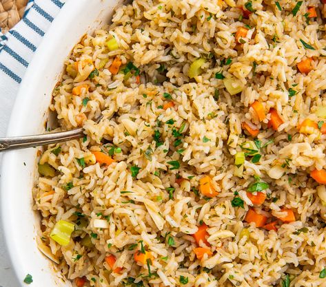 Buttery Rice, Side Dishes For Fish, Side Dishes For Ham, Rice Pilaf Recipe, Rice Side Dish Recipes, Pilaf Recipes, Rice Side Dishes, Rice Pilaf, Risotto Recipes