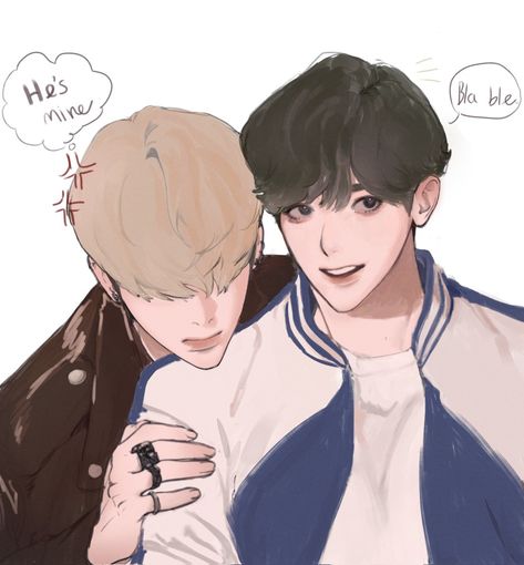 Jay X Daniel, Jay X, Cute Friendship Bracelets, Lookism Webtoon, Cartoon Books, Boy Best Friend, Art Tools Drawing, Manga Collection, Anime Couples Manga