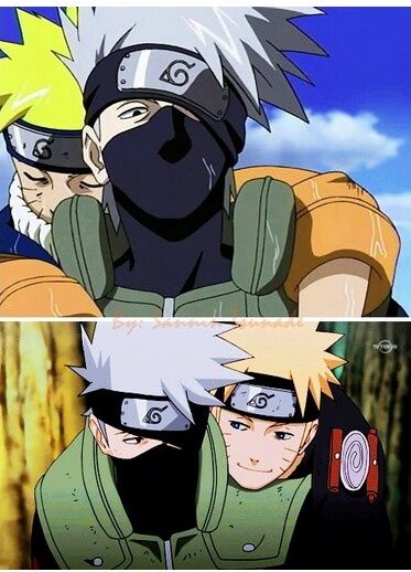 Kakashi Carrying Naruto, Kakashi As A Father, Kakashi And Naruto Cute, Kakashi And Naruto, Naruto And Kakashi, Naruto Fanfiction, Team Kakashi, Fanfiction Net, Pac E Mike