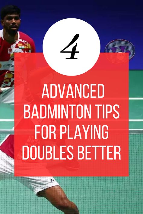 Check out these 4 advanced badminton tips for playing doubles better! Badminton Tips, Play Badminton, Badminton Games, Badminton Shirt, Get Better, Badminton, The Limited, No More