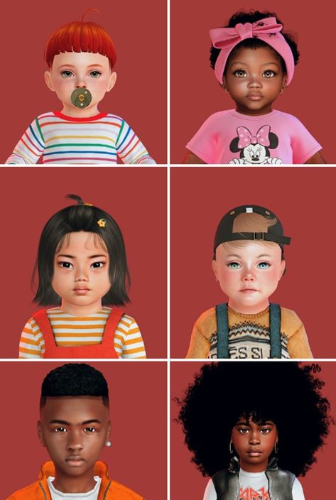 Sim Dump #36 - Infants, Toddlers & Children (Preview) | Patreon Sims 4 Toddler Dump, Sims 4 Infant Clothes, Sims 4 Children, Sims 4 Toddler, Sims 4 Cas, Sims 4 Mods, 4 Kids, Infants, New Kids