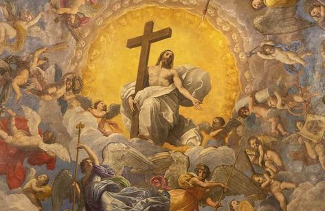 Christ resurrection and salvation Duomo Cathedral, Ascension Of Jesus, Ravenna Italy, Christ Is Risen, Most Beautiful Wallpaper, Jesus Resurrection, Jesus Art, Catholic Art, Catholic Faith