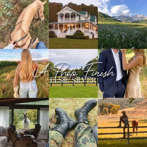 Gold Rush Ranch Aesthetic, Gold Rush Ranch Elsie Silver, A Photo Finish Elsie Silver, Book Tbr, Collage Books, Books Spicy, Elsie Silver, Dream Library, Amazing Books