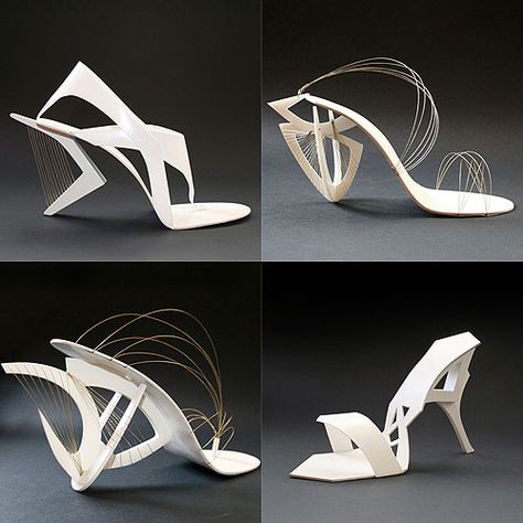 Concept Models Architecture, Designer Footwear, Santiago Calatrava, Shoe Design Sketches, Shoes Design, Shoe Fits, Architectural Inspiration, Paper Sculpture, Model Making