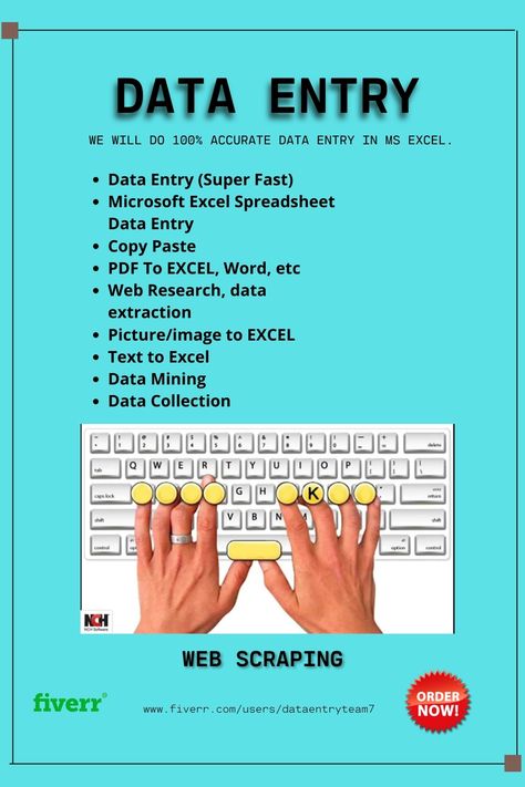 Data Entry Images, Admin Support, Excel Data Entry, Data Entry Clerk, Online Jobs For Teens, Free Online Learning, Microsoft Excel Tutorial, Job Skills, Web Scraping