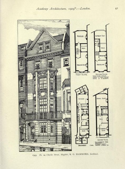 Georgian Townhouse Floorplan, Gregorian House Floor Plan, London Victorian House Floor Plans, Victorian Apartment Floor Plan, 1930s Apartment, Victorian Townhouse Floor Plan, French Floor Plans, Victorian House Floor Plans, Victorian Floor Plans