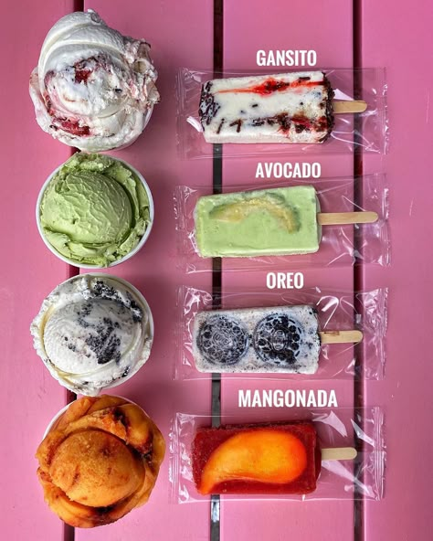 La Michoacana Plus Ice Cream on Instagram: “Do you prefer ice cream or paletas? 🤔 Just get both with @postmates, @ubereats, @grubhub, or @doordash NOW‼️🙌 You can also stop by your…” Ice Cream Popsicle, Ice Popsicles, Ice Cream Design Ideas, Banana Ice Cream Flavors, Homemade Ice Pops Recipes, Popsicles Packaging, Ice Pop, Ice Popsicle, Fresh Fruit Smoothies