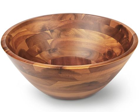 PRICES MAY VARY. 【Considerable Capacity】11" Width and 4.5" wood bowl can be a centerpiece bowl or as a serving bowl for fruits and salads. 【Acacia Wood Bowl】 Made of premium quality solid acacia wood,pefect for serve bowl,which is resistant to water, stain and odour absorption. 【Healthy Food Choice】Acacia wood is natural, and our food safe, non-toxtic finish makes our acacia wood bowls both durable and longer lasting. 【Beautiful Kitchenware】 Wooden ware makes a more beautiful and qualtiy life. B Acacia Wood Bowl, Beautiful Kitchenware, Wood Serving Bowl, Wooden Salad Bowl, Wood Salad Bowls, Salad Bowls Set, Large Salad Bowl, Wooden Utensils, Wood Bowl