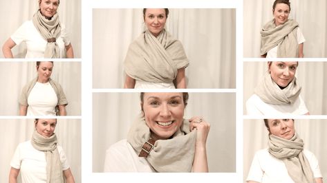 How To Make A Shawl - Diy Shawl, Linen Shawl, Seam Guide, Sewing Essentials, Diy Cans, Sewing Project, How To Sew, Learn To Sew, Wool Fabric