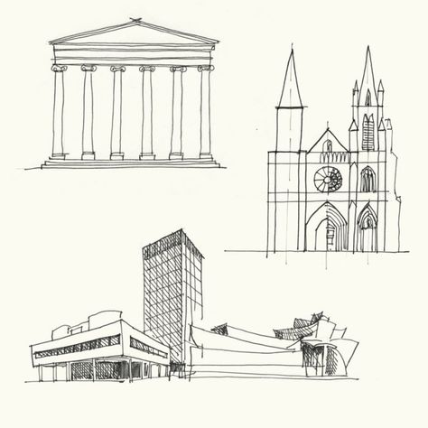 Sketching Architecture - Liz Steel : Liz Steel Baroque Architecture Drawing, Theory Of Architecture, Sketching Architecture, Basic Sketch, Liz Steel, Sketch Architecture, Steel Architecture, Architectural History, Architecture Panel