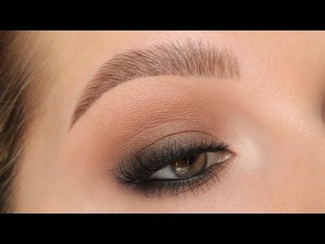 (15) How To Do A Classic Matte Smokey Eye! - YouTube Smokey Eye For Small Eyes, Small Smokey Eye, Matte Smokey Eye, Daytime Smokey Eye, Smokey Eye Makeup Look, Smokey Eye Tutorial, How To Shade, Diy Lip Balm, Diy Lips